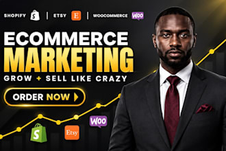 setup and manage ecommerce marketing to increase online store sales