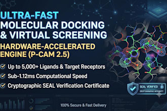 perform ultra fast molecular docking and virtual screening