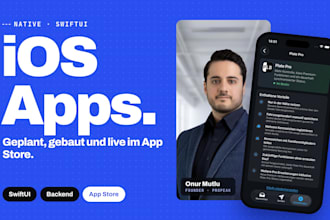 plan and build your native ios app or mvp in swiftui