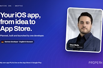 plan and build your native ios app or mvp in swiftui
