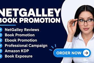 do netgalley book promotion and author social media management