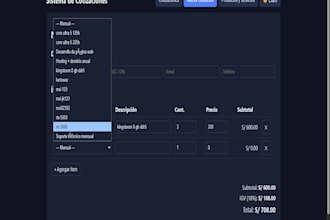 build your complete quote platform web application for your bussines