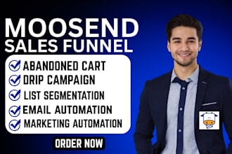 setup moosend sales funnel moosend email automation list segmentation