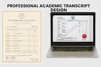 design  academic transcript college certificate  grade report template