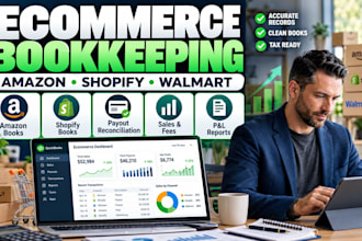 do amazon shopify ecommerce bookkeeping and reconciliation