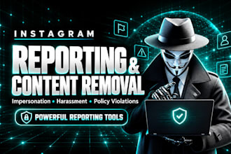 auto bot report fb instagram,takedown ig banning bot,delete ig harassing content