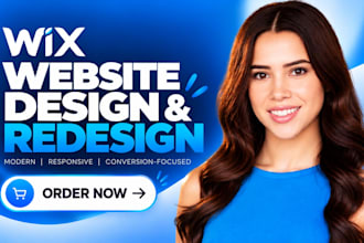 build wix website design, wix studio redesign, wix ecommerce, redesign wix site