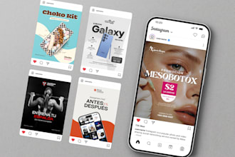 design social media posts and carousels