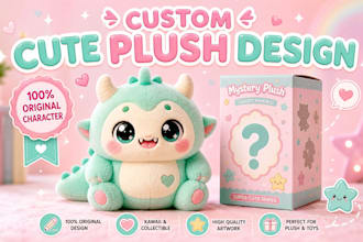 make custom plush toy amigurumi labubu plushies design