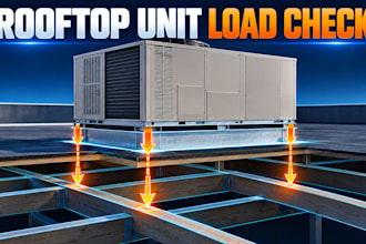 assess rooftop hvac equipment load capacity