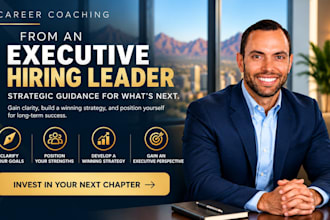 coach you to advance your career with executive insight