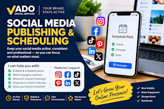 publish and schedule social media content for your business
