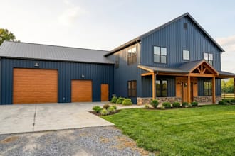 do barndominium shop permit drawings for steel frame pole barn metal building