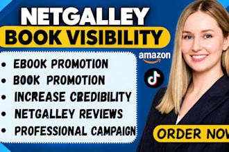 promote your book on netgalley goodreads amazon KDP and support your book launch