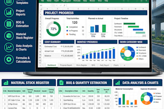create professional excel templates and reports