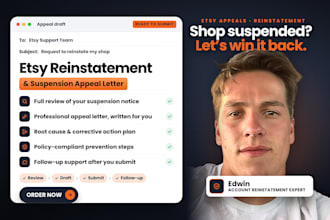 do etsy reinstatement with etsy appeal letter to reopen suspended etsy shop