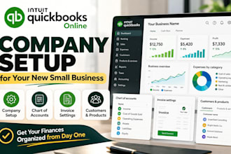 set up quickbooks online for your new small business