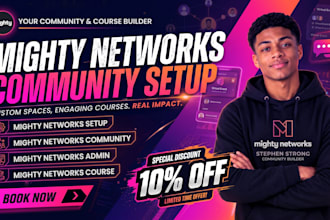 setup and customize your mighty networks community, online course and automation