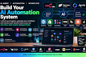 hermes agent ai autopost automation wordpress claude higgsfield grok n8n jarvis