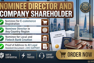 provide USA, UK, european nominee director service, nominee shareholder