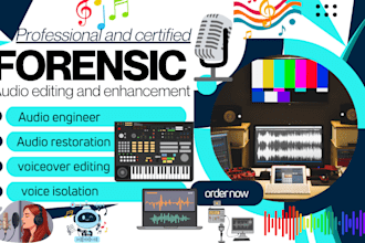 do forensic audio editing, noise reduction, vocal isolation using adobe audition
