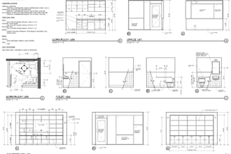 cad tenant build out plan,office renovation drawing, commercial improvement plan