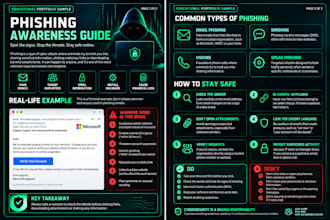 create professional cybersecurity awareness materials