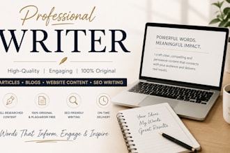 be your professional writer