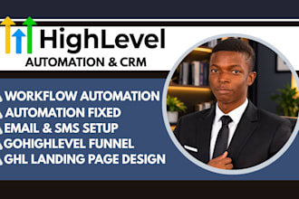 setup fix gohighlevel automation ghl workflow funnel go high level landing page