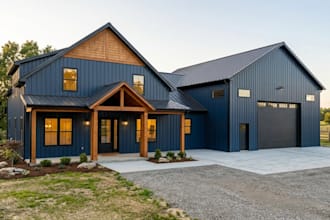 do USA barndominium permit drawings for steel frame shop and metal building