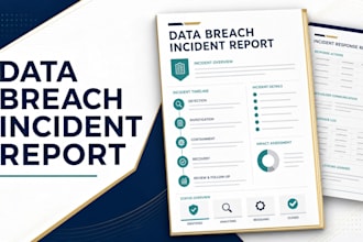 draft a data breach incident report and response documentation