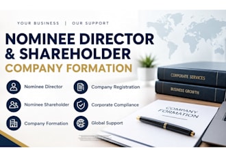 provide nominee director, nominee shareholder and company formation service
