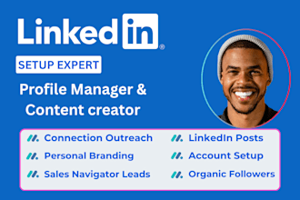 be your linkedin content creator for posts and personal branding