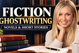 ghostwrite your fiction novel, short novel story
