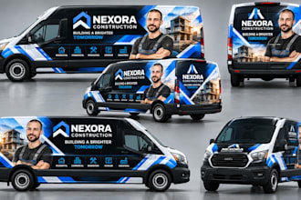 fleet branding commercial vehicle wraps company graphics and van branding