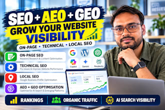 optimize your website for SEO, aeo and GEO
