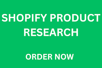 do shopify product reseacher for trending product