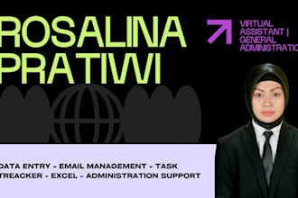 be your data entry and general administration