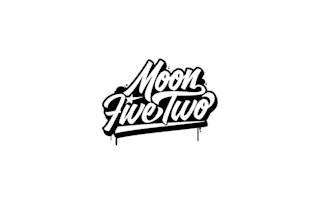 design a custom graffiti script logo for moon five two