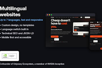 build a fast multilingual website for your business