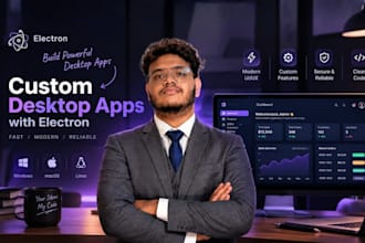 build powerful, modern custom desktop apps using electron