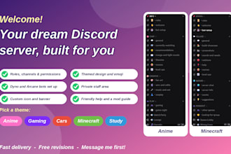 set up your professional discord server with roles channels and bots
