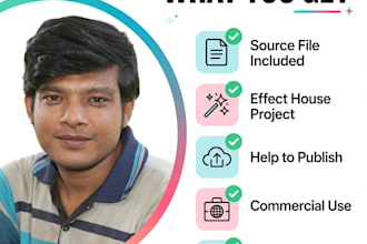create custom viral tiktok ar filter effect for you