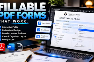 create professional fillable PDF forms and interactive forms