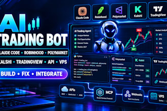 do ai trading bot automation webhook polymarket kalshi bot setup vps alpaca mcp