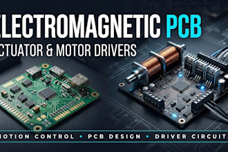 design electromagnetic actuator pcb, motion control circuits, motor drivers