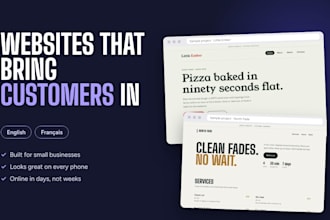 build a modern bilingual website for your small business