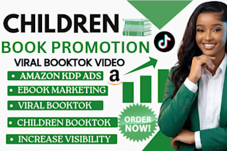 do children booktok promotion, amazon kdp kids book promotion