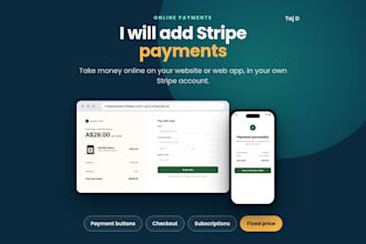add stripe payments to your website or web app
