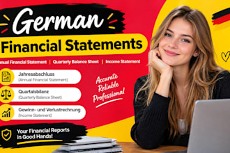 prepare german annual financial statement, quartal bilanz, income statement